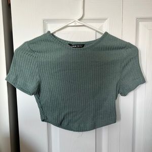 SHEIN XS ribbed cotton crop top
